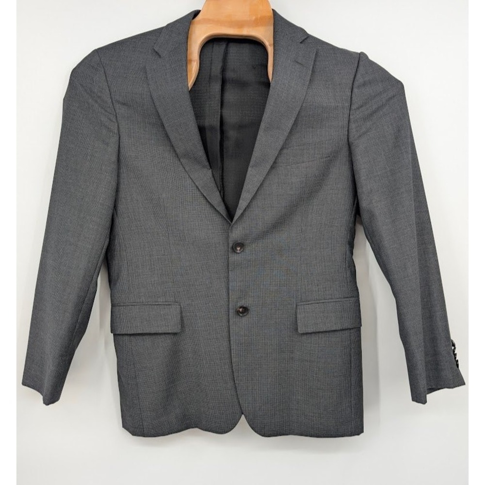 HUGO BOSS Pasini2 Movie2 Gray Houndstooth Comfort Suit Men's 38R 32W